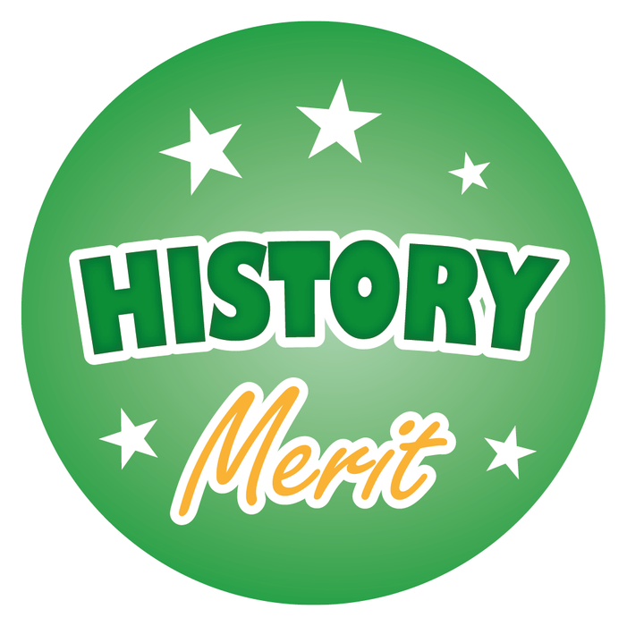 History Merit Reward Stickers