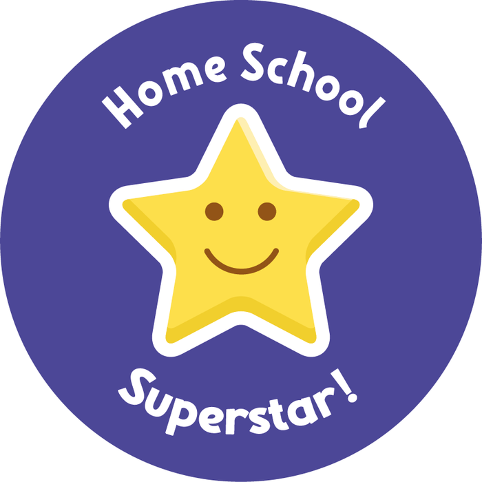 Home School Superstar Reward Stickers