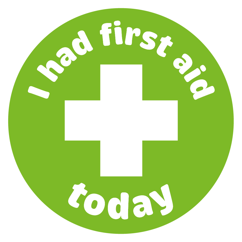 I Had First Aid Today Stickers — MyClassroom