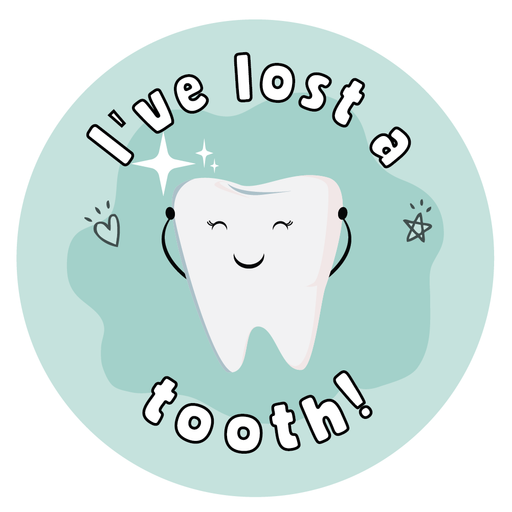 I've lost a tooth reward stickers