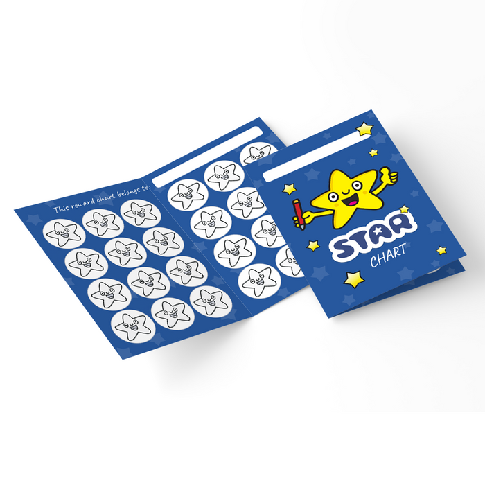 15 A6 Pocket Star Reward Charts For 30mm Stickers