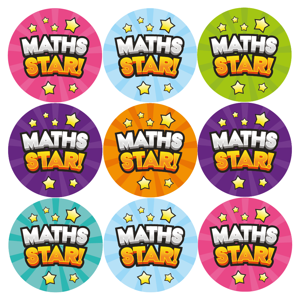 Maths Star Reward Stickers — MyClassroom