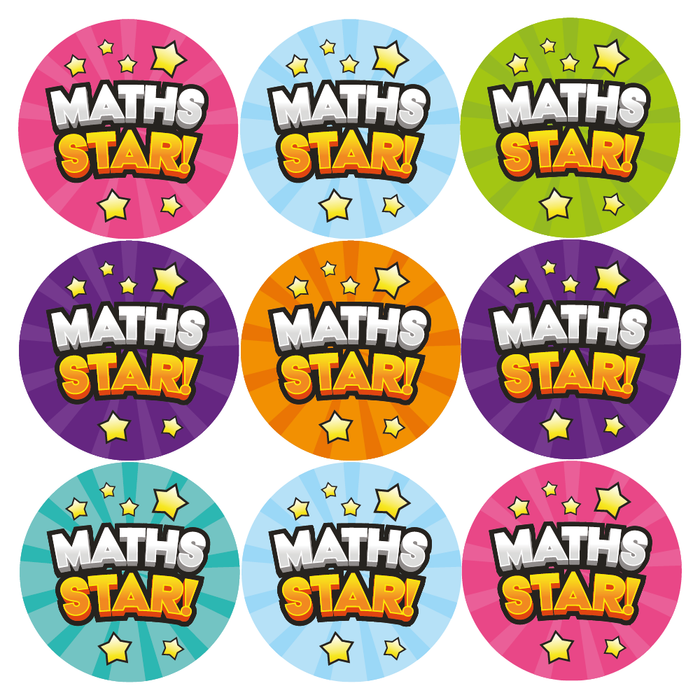 Maths Star Reward Stickers — MyClassroom