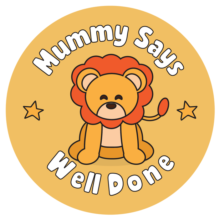 Mummy says well done reward stickers