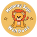Mummy says well done reward stickers