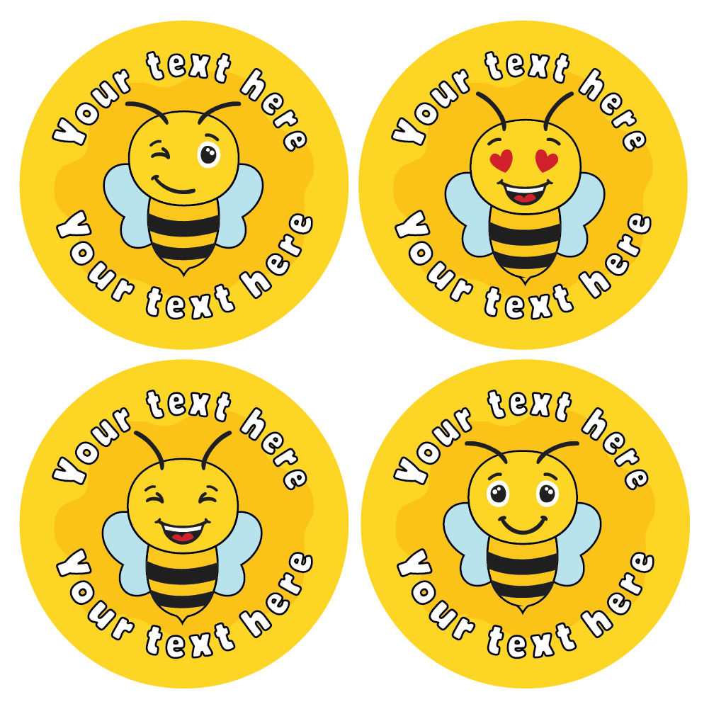Bee Bot Sticker Personalised Bee Reward Stickers — MyClassroom