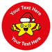 Personalised Christmas Star Reward Stickers