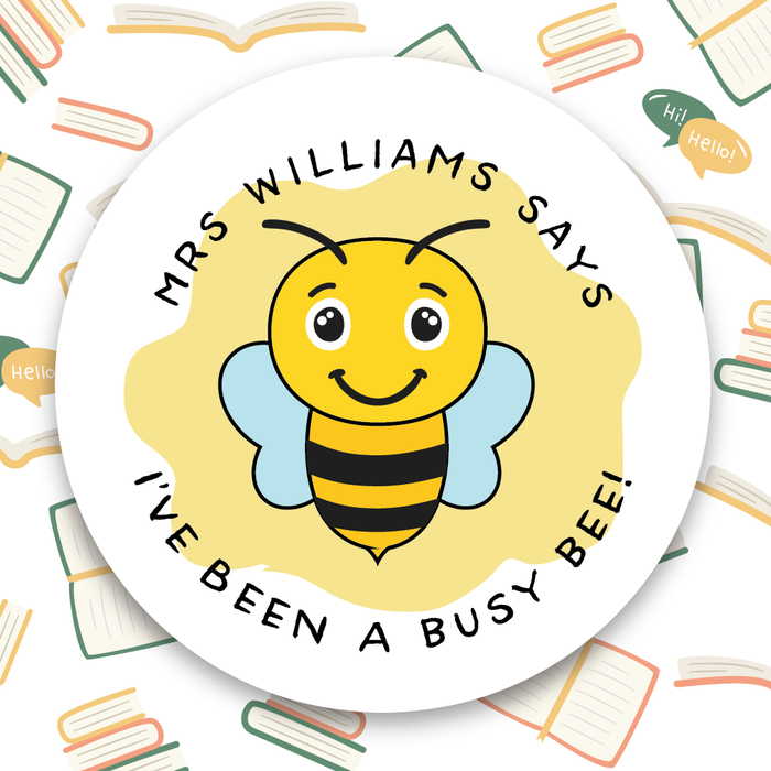 Personalised I've Been a Busy Bee Reward Stickers