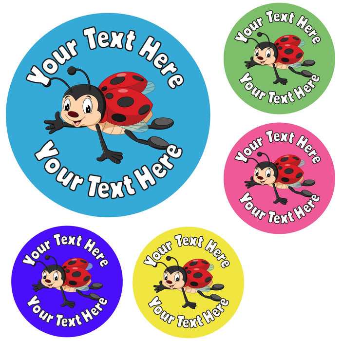 Personalised Ladybird Reward Stickers