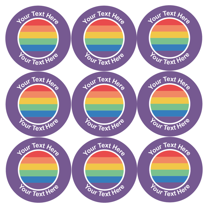 Flag Event Sticker Personalised Pride Flag Stickers — MyClassroom