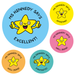 Personalised Smiling Star Reward Stickers
