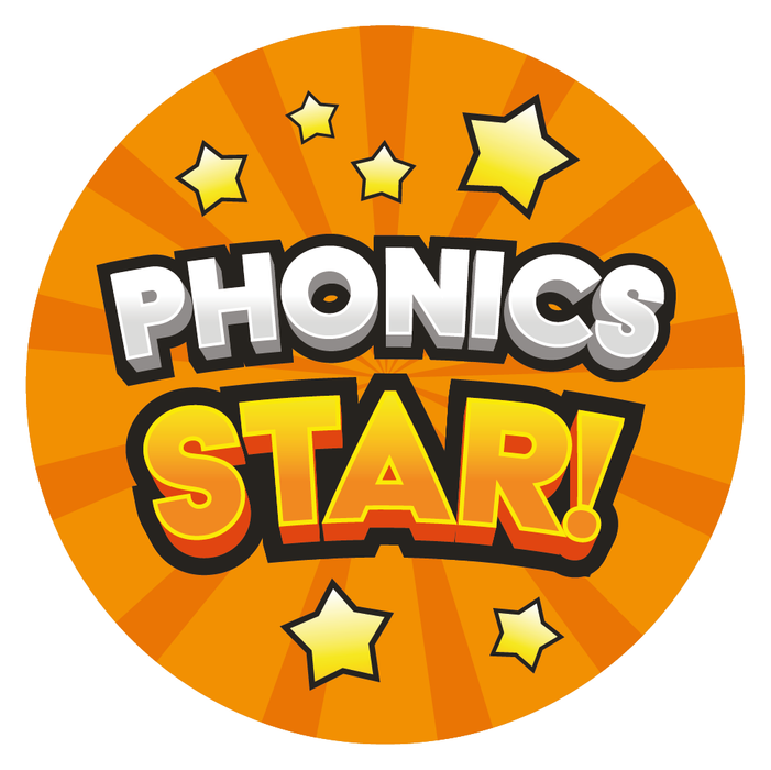 Phonics Star Reward Stickers