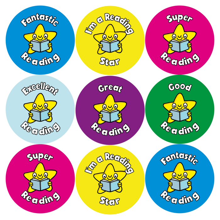 reading star reward stickers