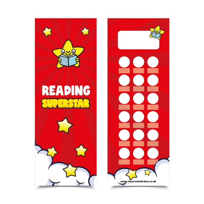Reading Superstar Reward Bookmarks