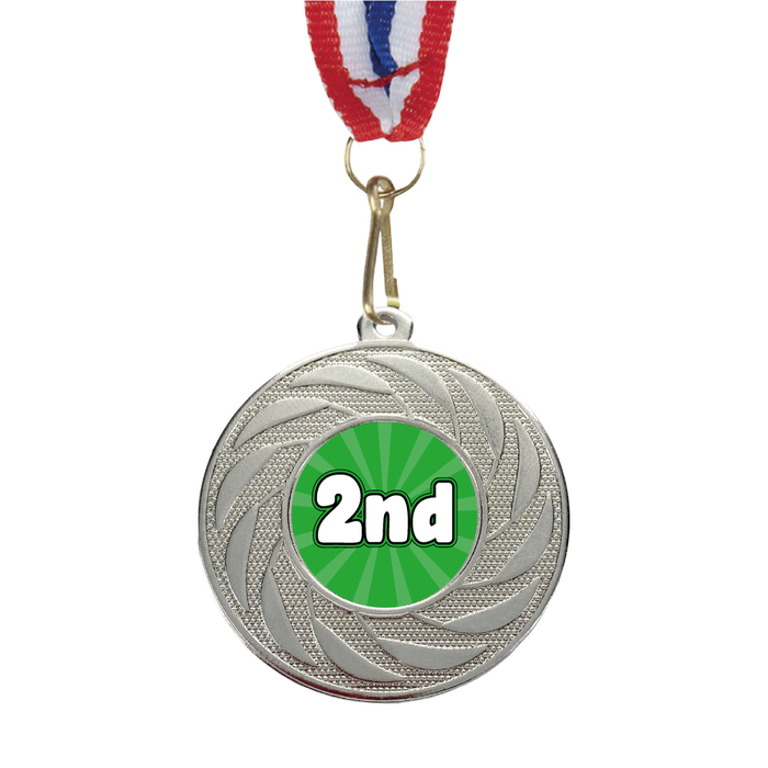 2nd Place Silver Sports Day Reward Medal