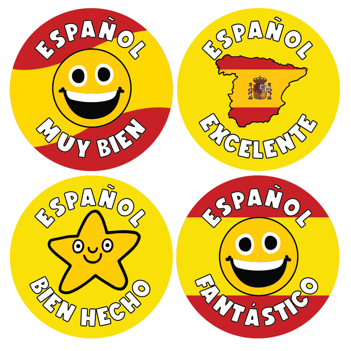 Spanish Language Reward Stickers
