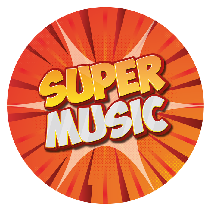 Super Music Comic Reward Stickers