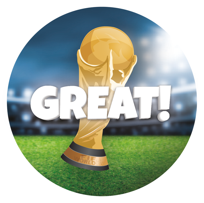 World Cup Well Done Reward Stickers